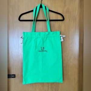 FASHION BRAND COMPANY Lime Green Drawstring Tote Bag